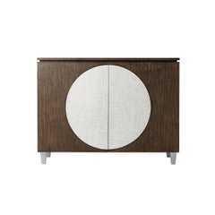 Dark Oak Modern Side Cabinet