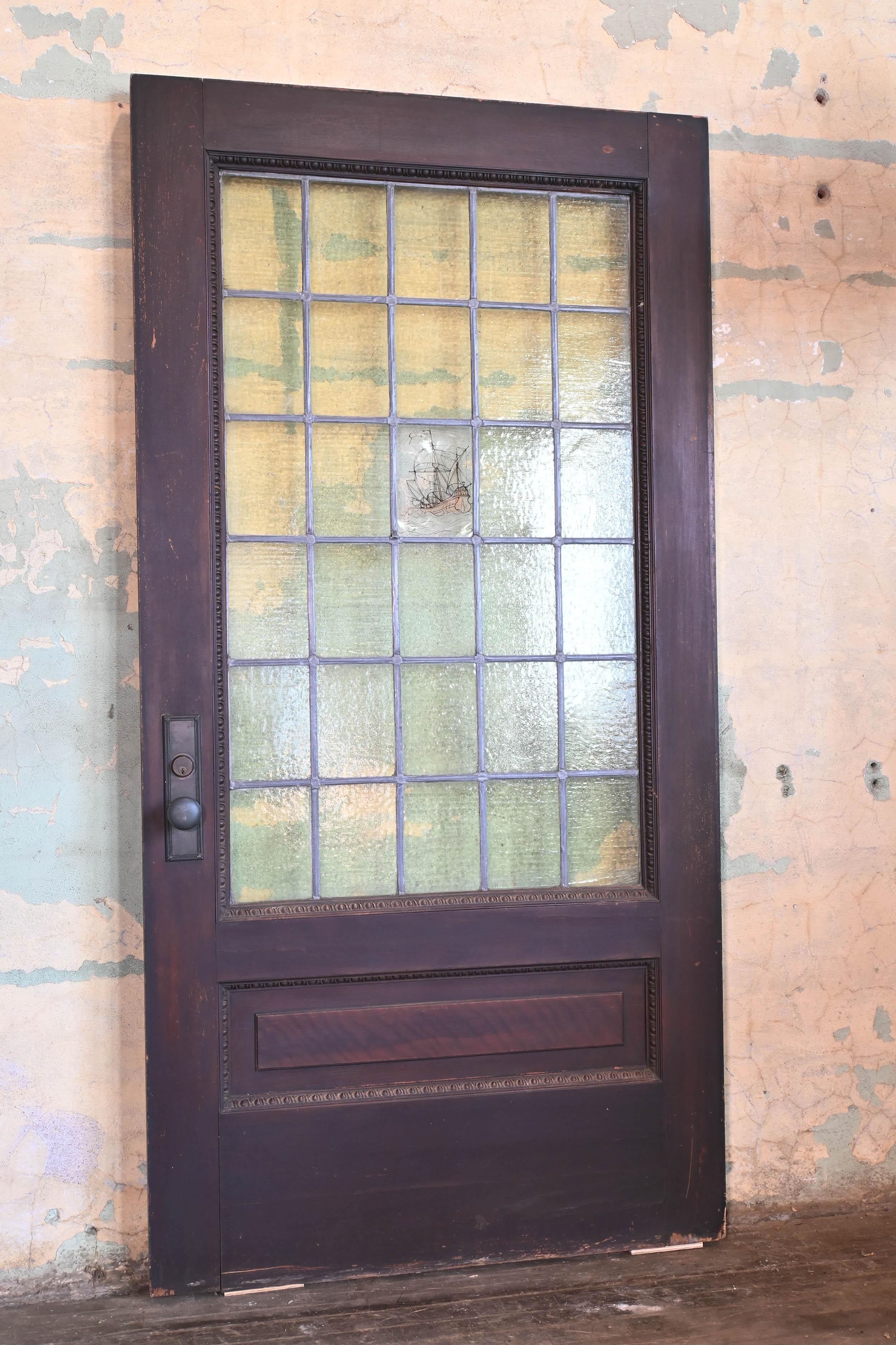 dark oak door