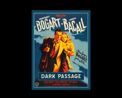 Dark Passage, after Hollywood Regency Oil Painting by Warner Brothers