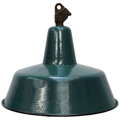 Dark Petrol Enamel Vintage Industrial Pendant Light Dark Petrol Enamel Vintage Industrial Pendant Light