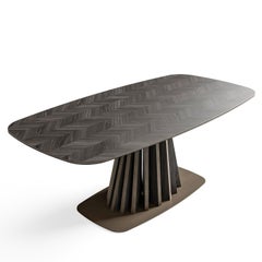 Dark Rectangular Dining Table