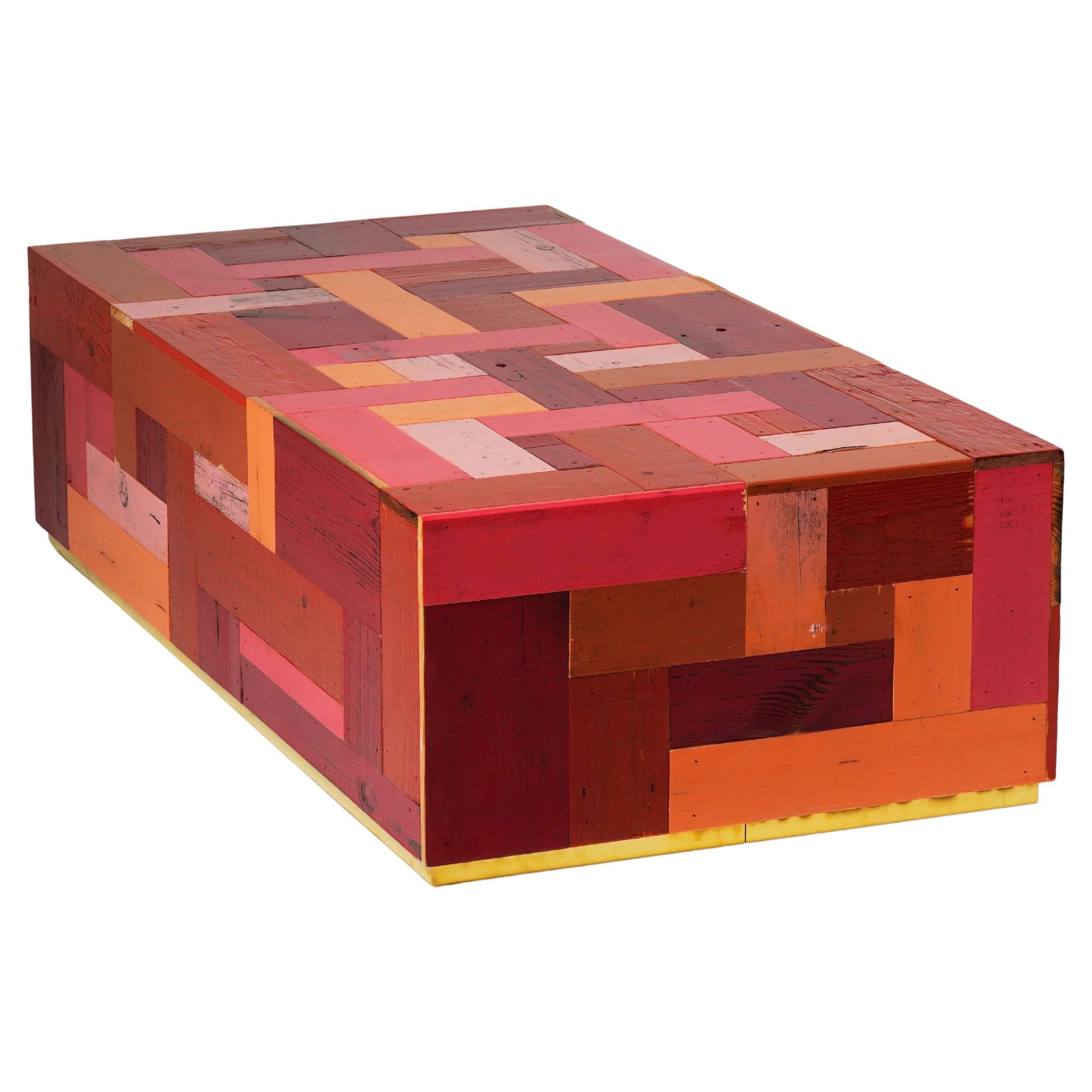 "Dark Red Coffee Cube High Gloss" By Piet Hein Eek