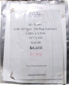 Dark Rif Thick Pile Carpet Made in Nepal for The Rug Company