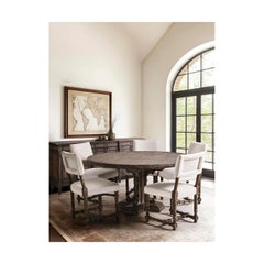 Dark Rustic Farmhouse Spool-Leg Side Chairs (Sets 0f 2)