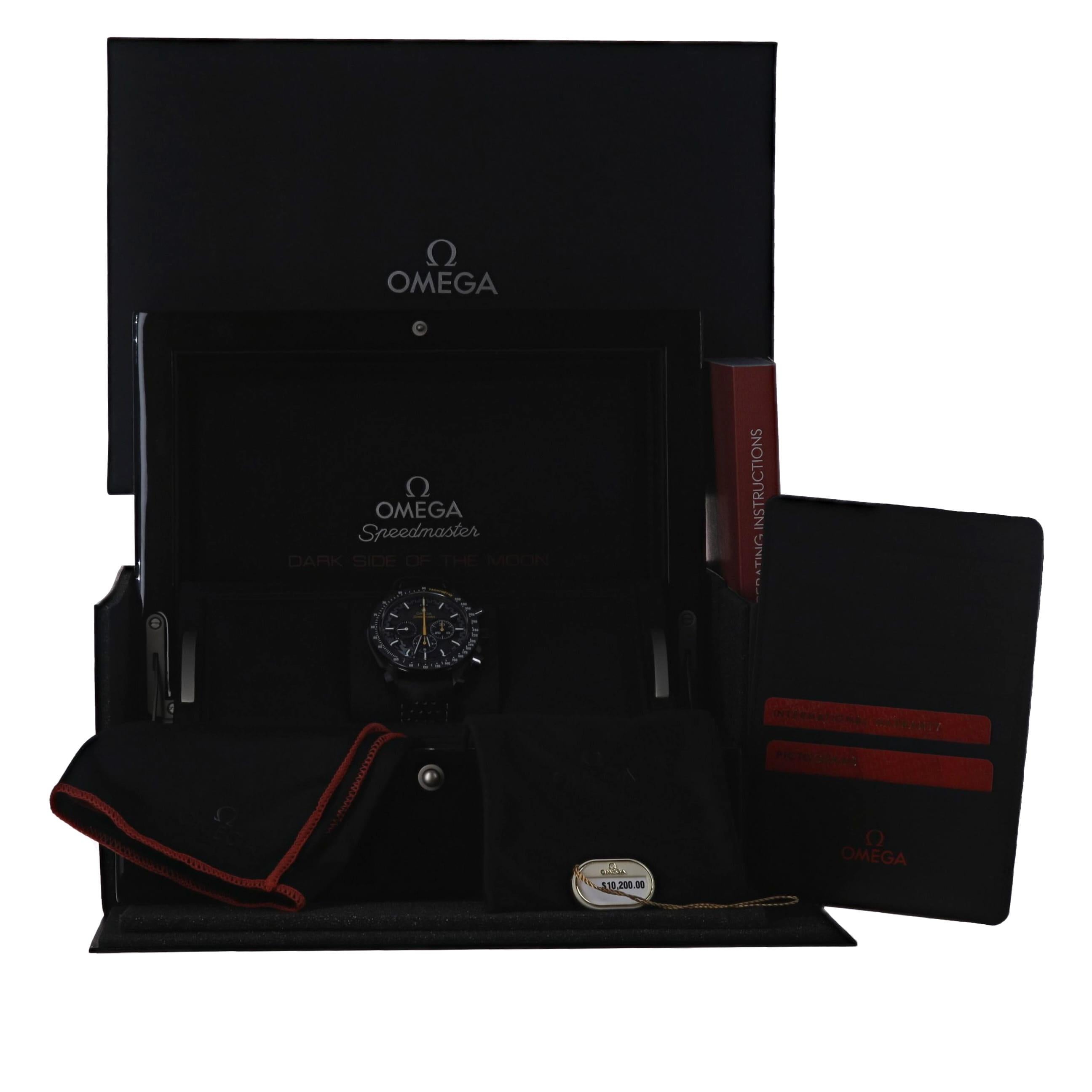 Dark Side of the Moon Apollo 8 Speedmaster Herrenuhr 311.92.44.30.01.001 Wnty 6
