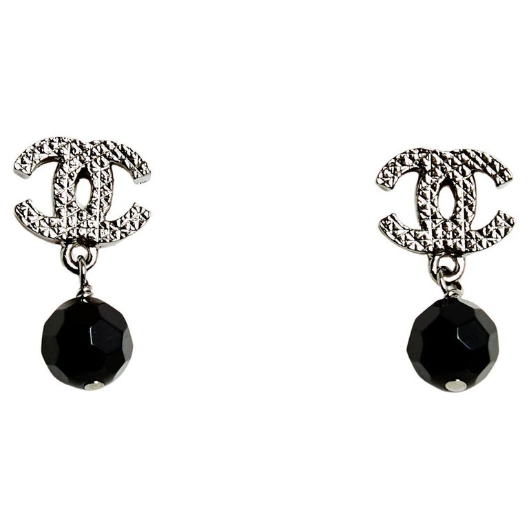 Chanel Ruthenium Earring - 3 For Sale on 1stDibs