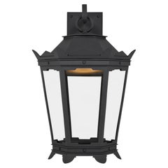 Dark Sky Outdoor Wall Lantern, Handmade Spanish Style Exterior Wall Fixture