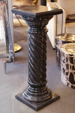 Dark Solid Marble Columns