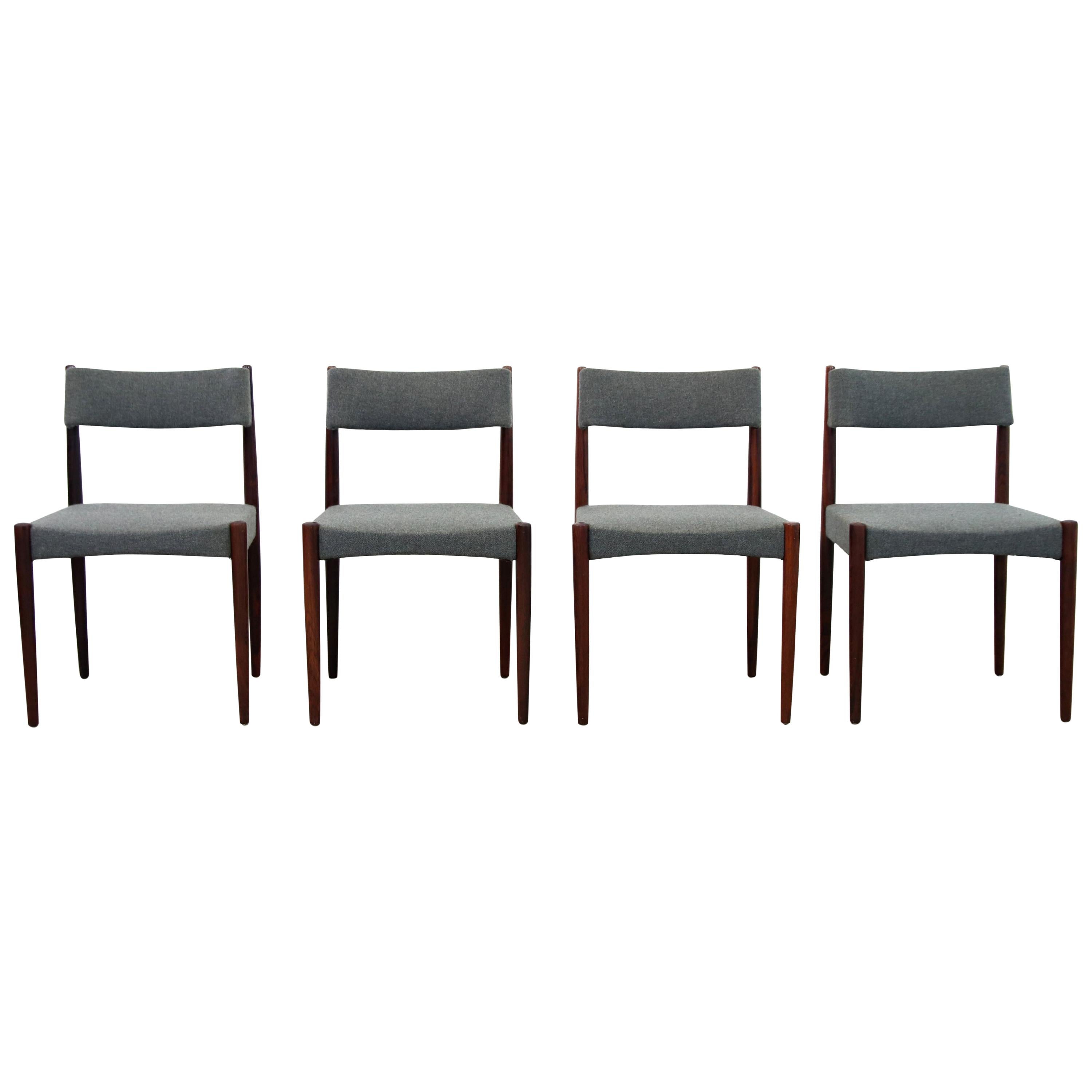 Dark Teak Dining Room Chairs from Bovenkamp