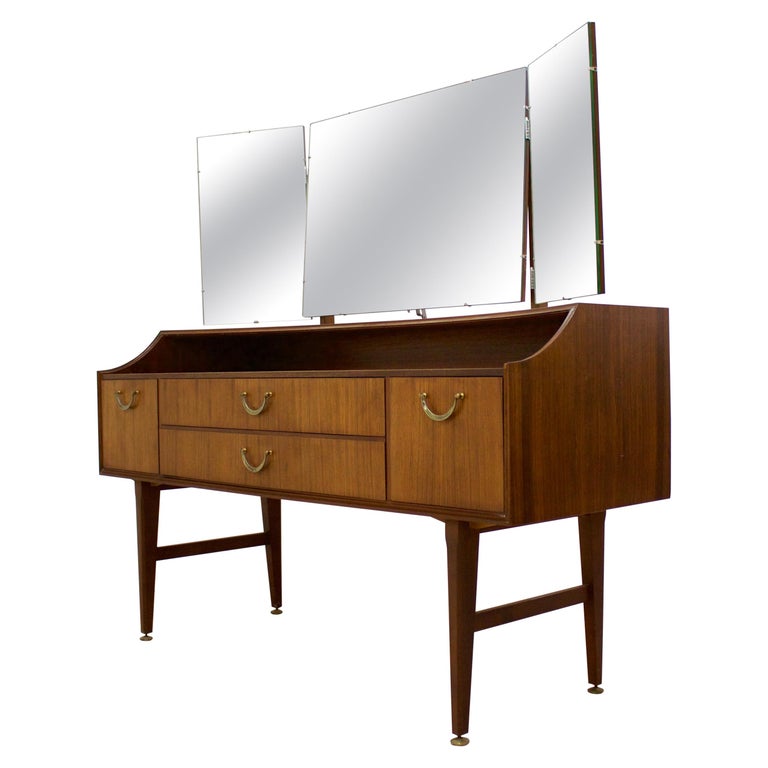 Dark Teak Dressing Table from Meredew, 1960s For Sale at 1stDibs | meredew  dressing table