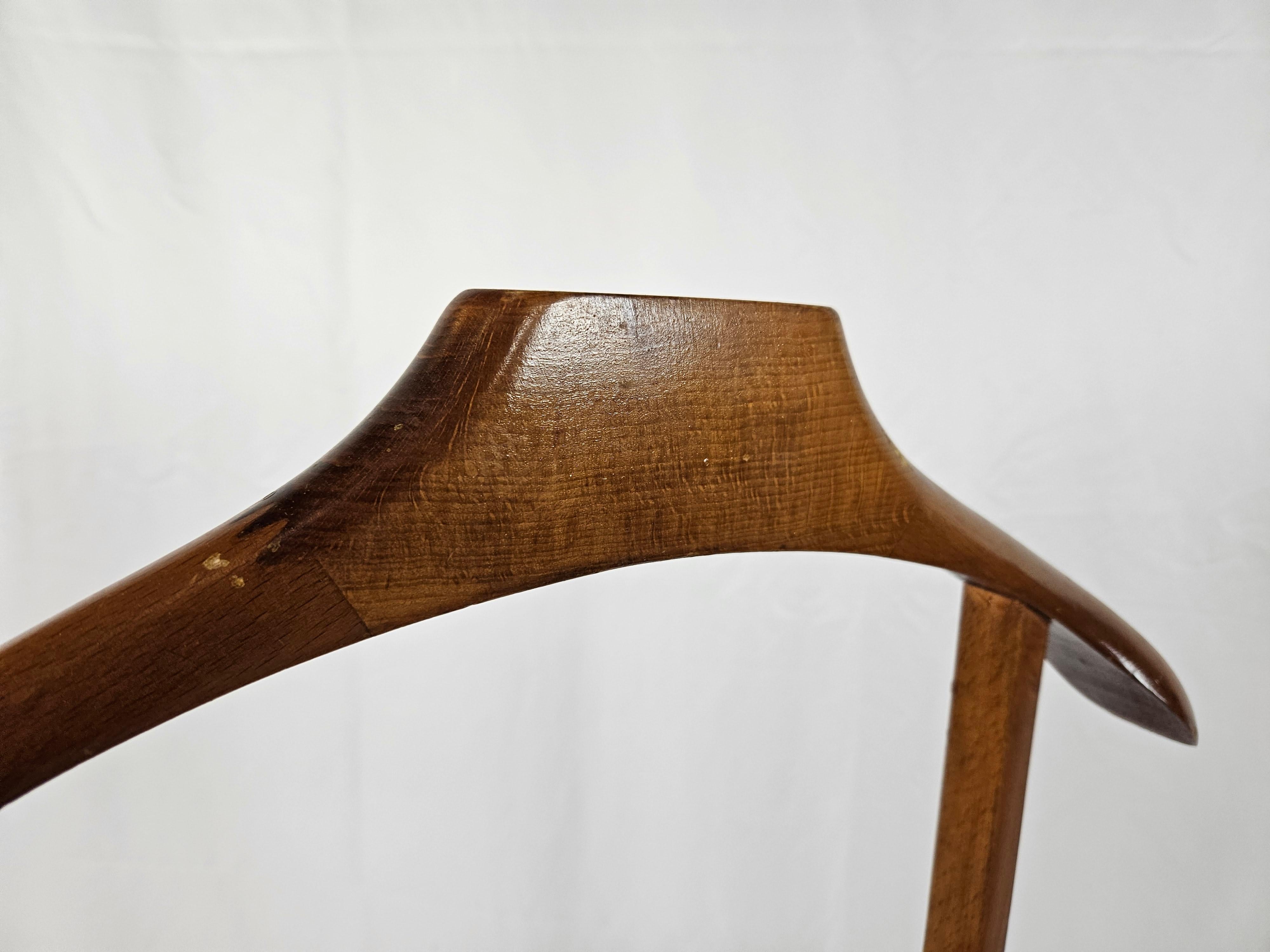 Late 20th Century Dark Valet Stand in Wood