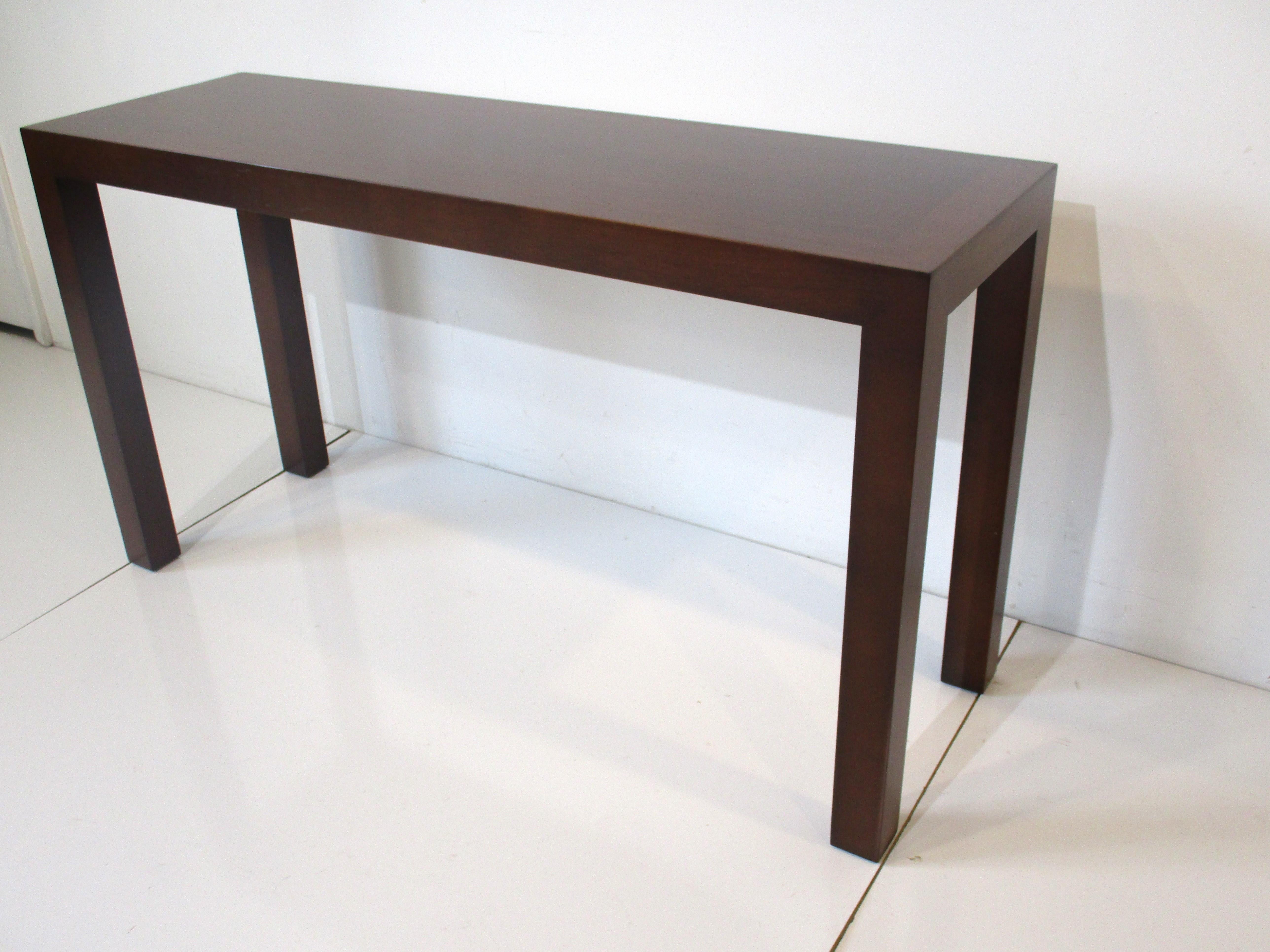 20th Century Dark Walnut Console Table by Lane Altavista