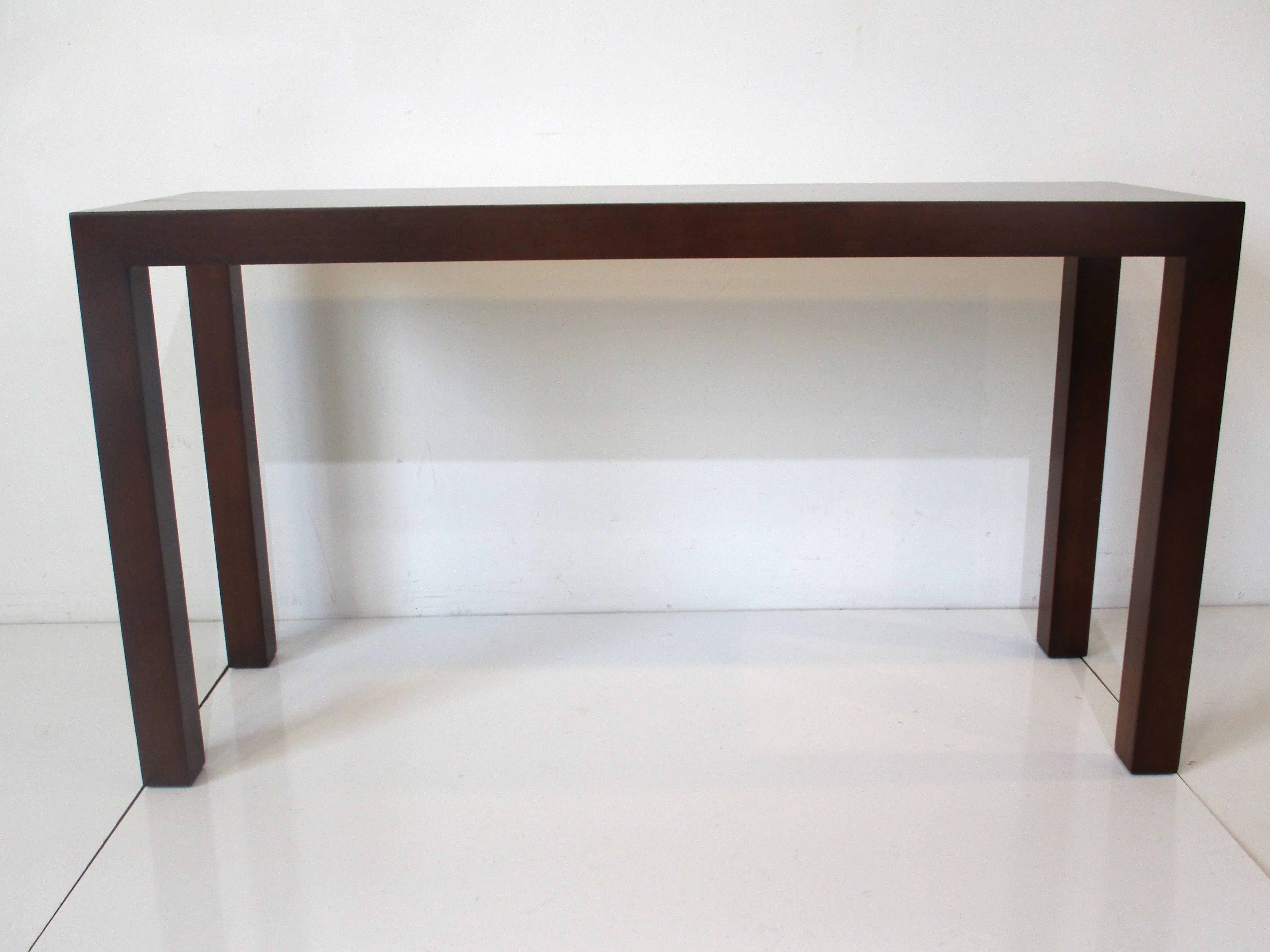Dark Walnut Console Table by Lane Altavista 1