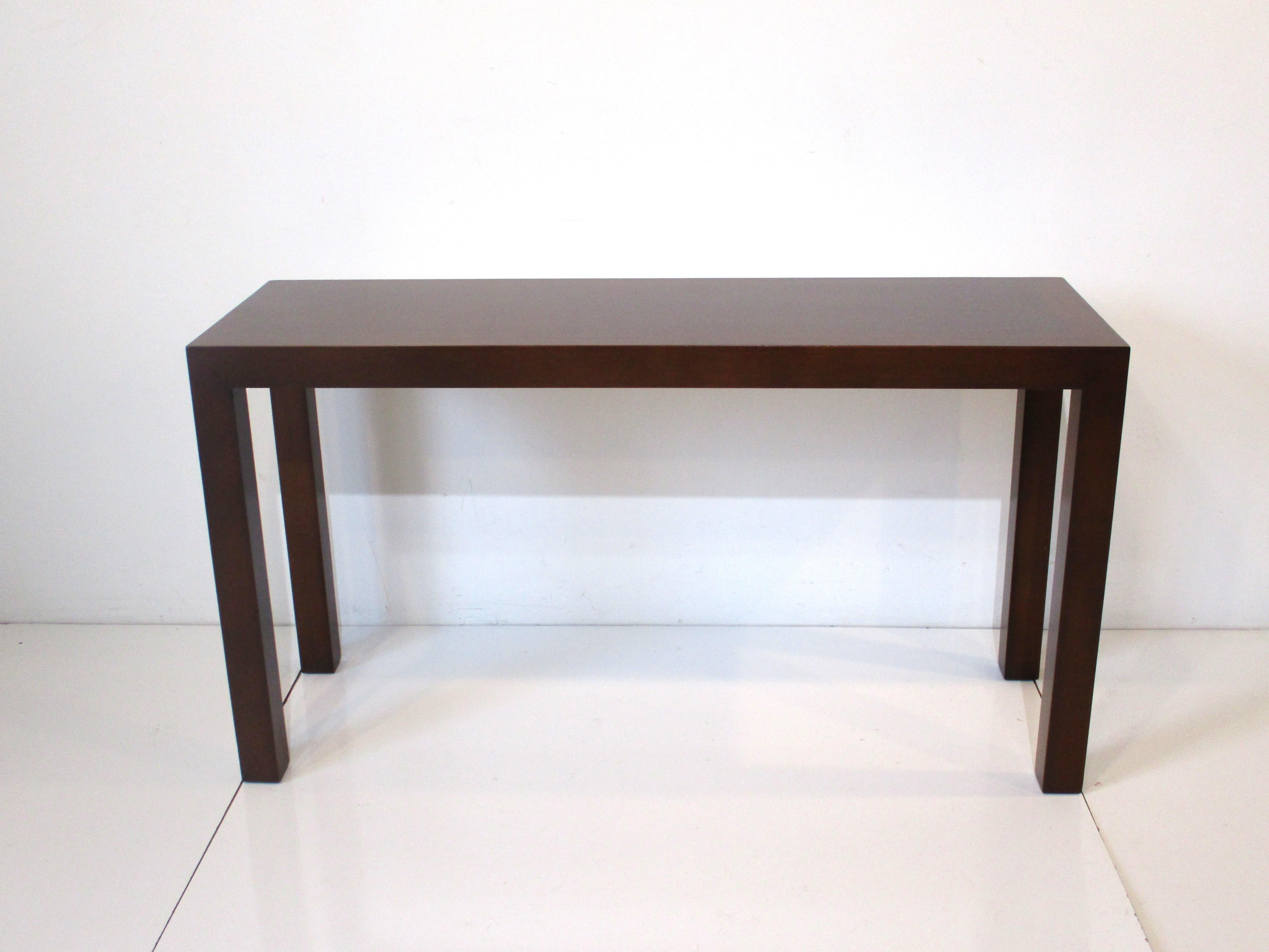 Dark Walnut Console Table by Lane Altavista 3