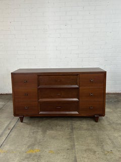 Dark walnut dresser by Red Lion