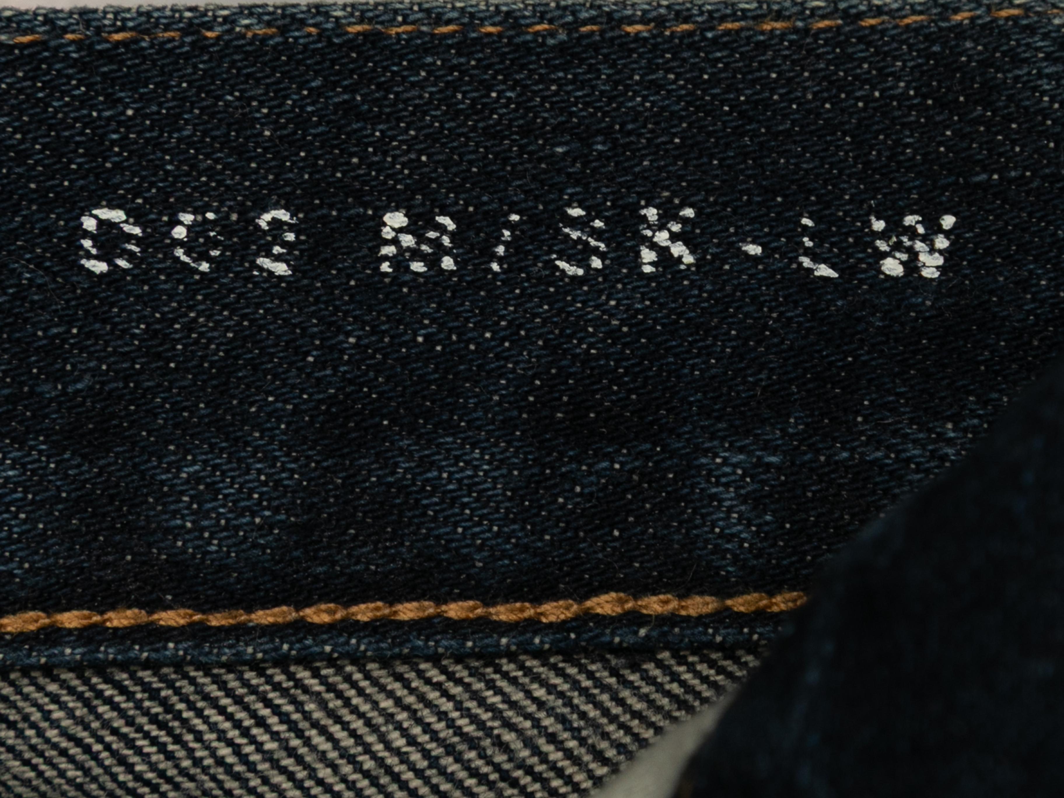 Dark Wash Saint Laurent Straight-Leg Jeans Size US 26 In Good Condition For Sale In New York, NY