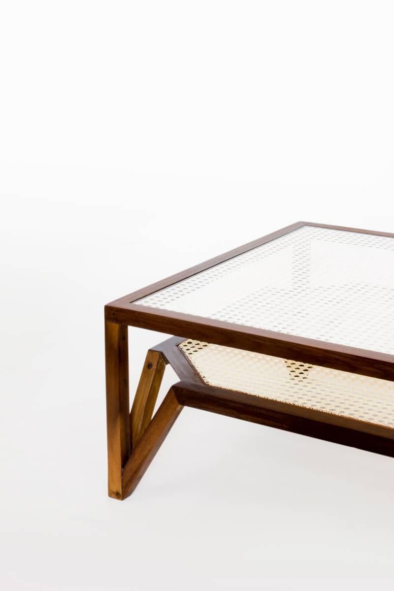 cane coffee table