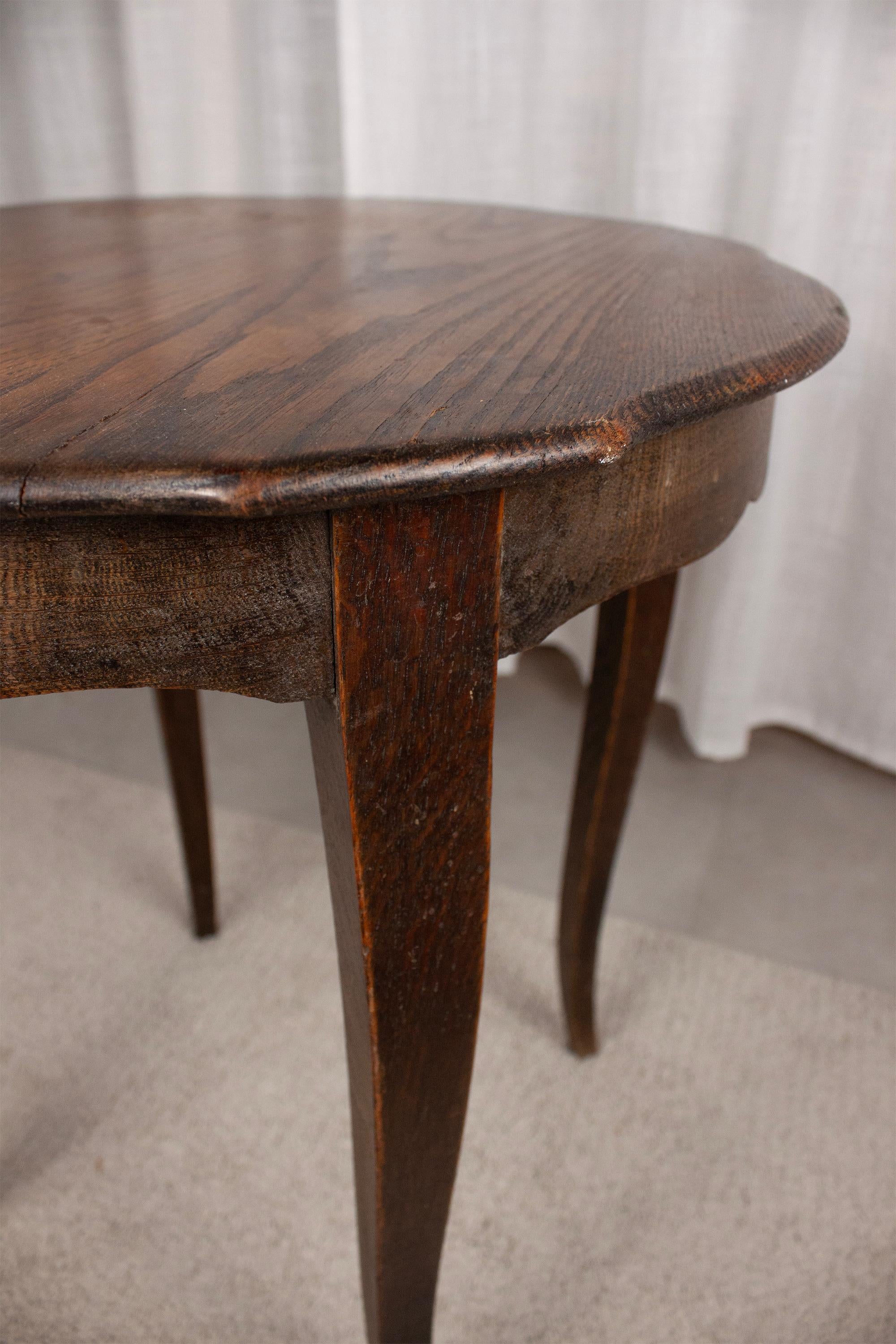 Fer Table d'appoint néo-française en Wood Wood du début du 20e siècle en vente