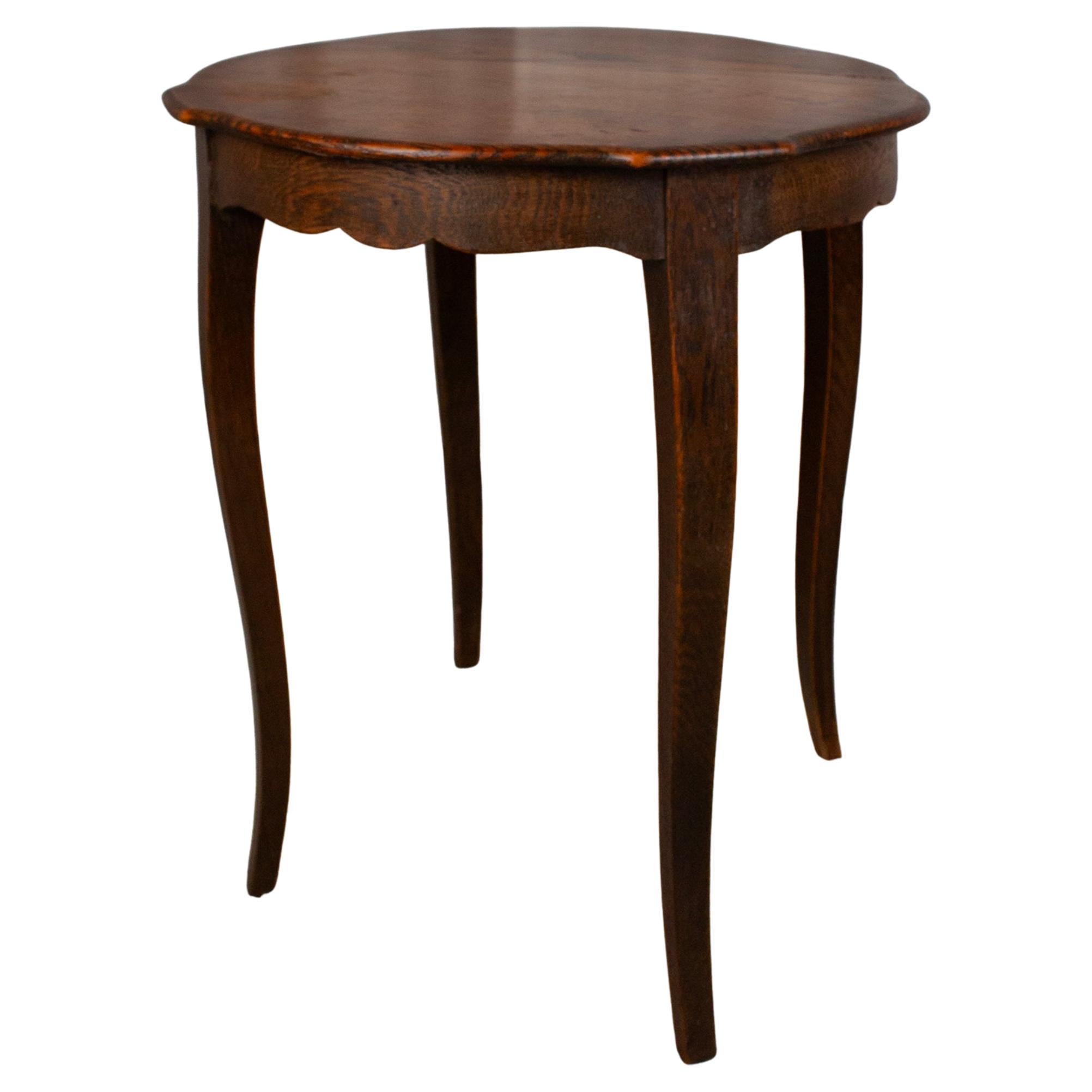 Dark Wood Early 20th Century French Revival side table