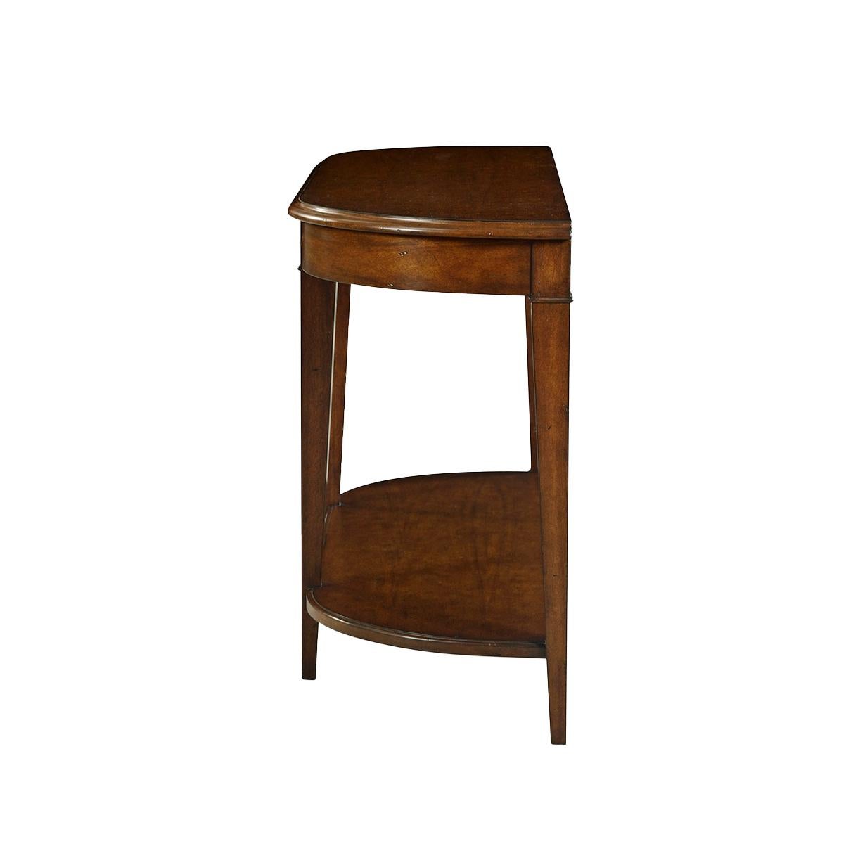 Neoclassico Tavolo Consolle Tradizionale in Wood scuro in vendita
