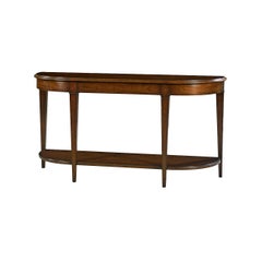 Dark Wood Traditional Console Table