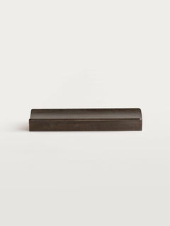 Darkened Brass Arc Pen Tray by Stem Design