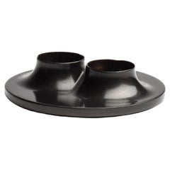 Chandelier à onze bougeoirs en laiton foncé de Gentner Design