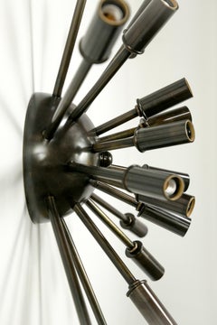 Lampada a incasso Starburst 18-Light Sputnik in ottone scurito