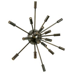 Lampada a incasso Starburst 18-Light Sputnik in ottone scurito