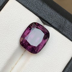 Darkish Purple Spinel 8.20 Ct Natural Loose Gemstone Cushion Cut from Burma