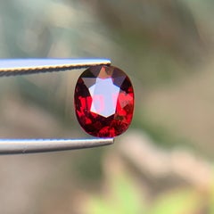 Darkish Red Rhodolite Garnet 3.12 Ct Natural Loose Gemstone Oval Cut for Ring