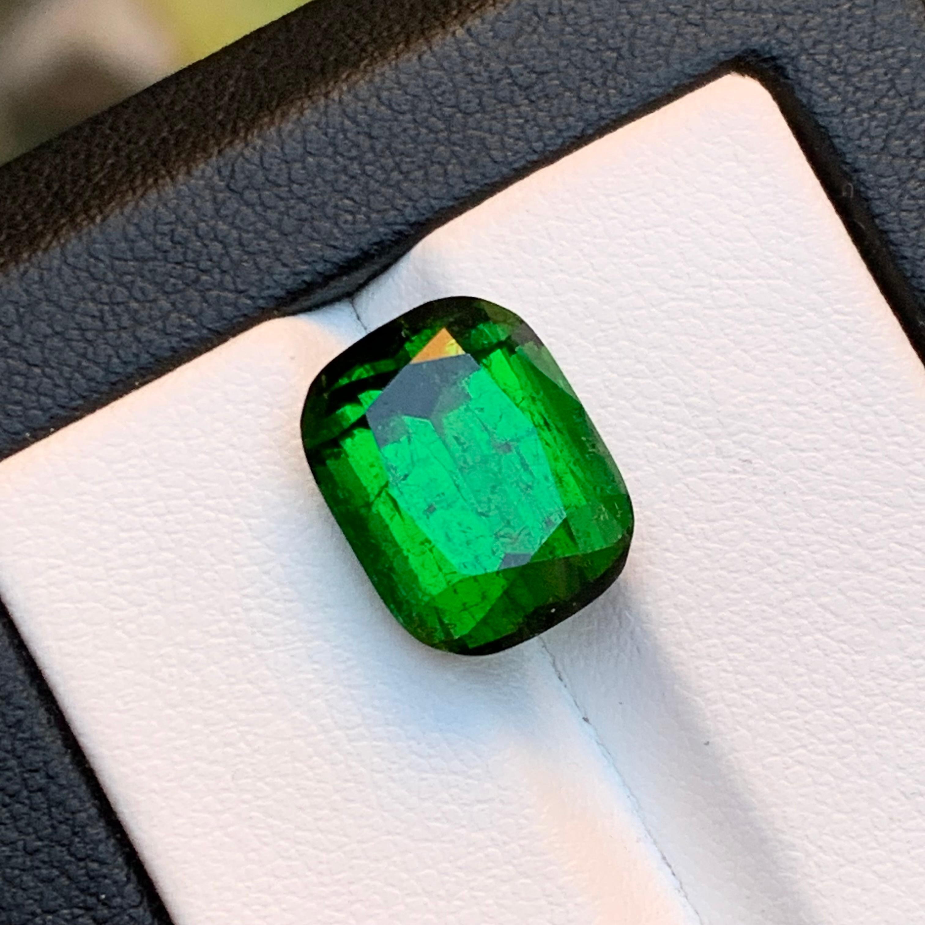 Darkish Rich Green Natürlicher Turmalin Ring, Anhänger Loser Edelstein 9,25 Ct-Jewel für Damen oder Herren im Angebot