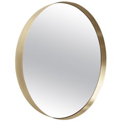 Darkly Mirror, Large, Brass, Designed by Nick Ross