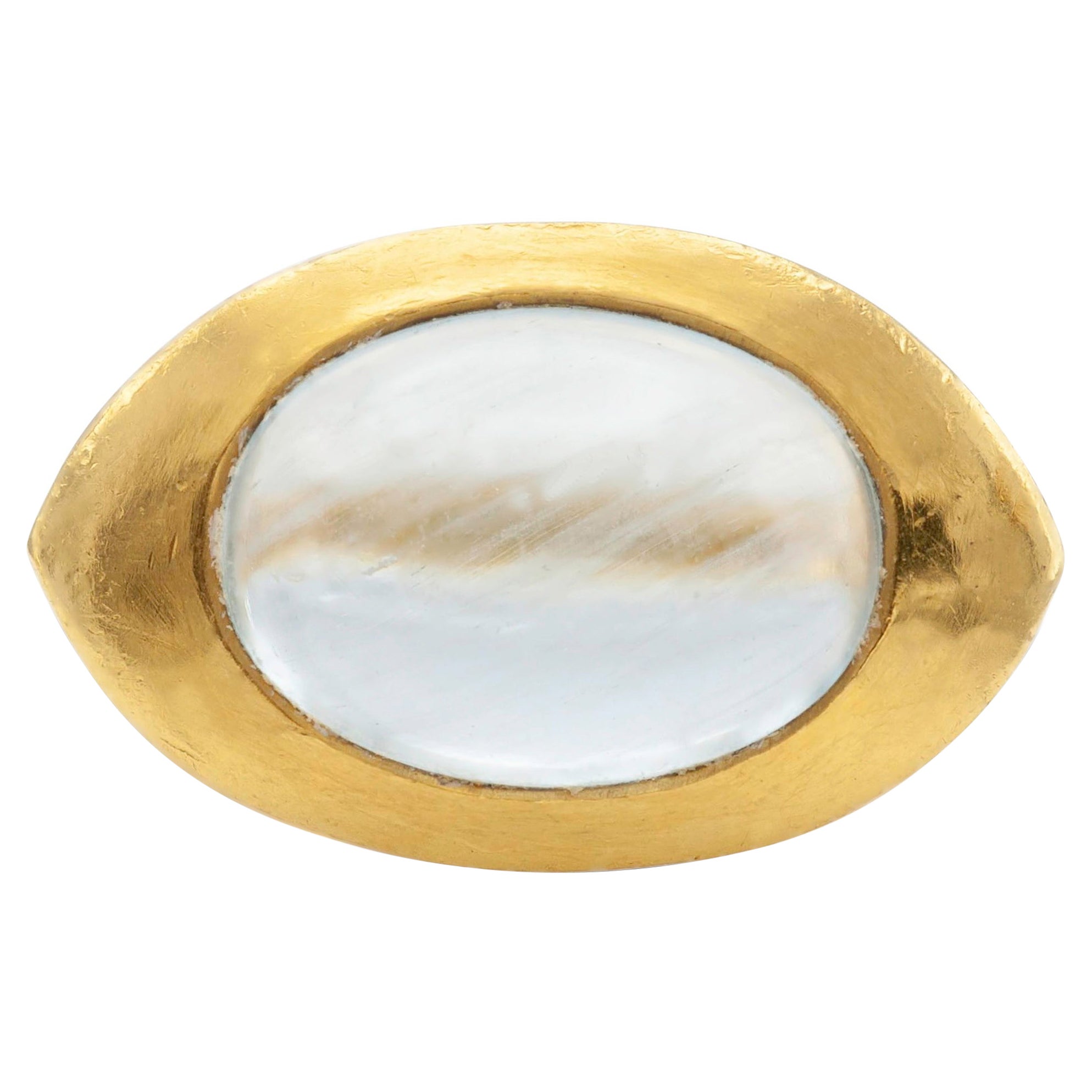 Ring aus Aquamarin mit Cabochon-Cabochon von Darlene de Sedle