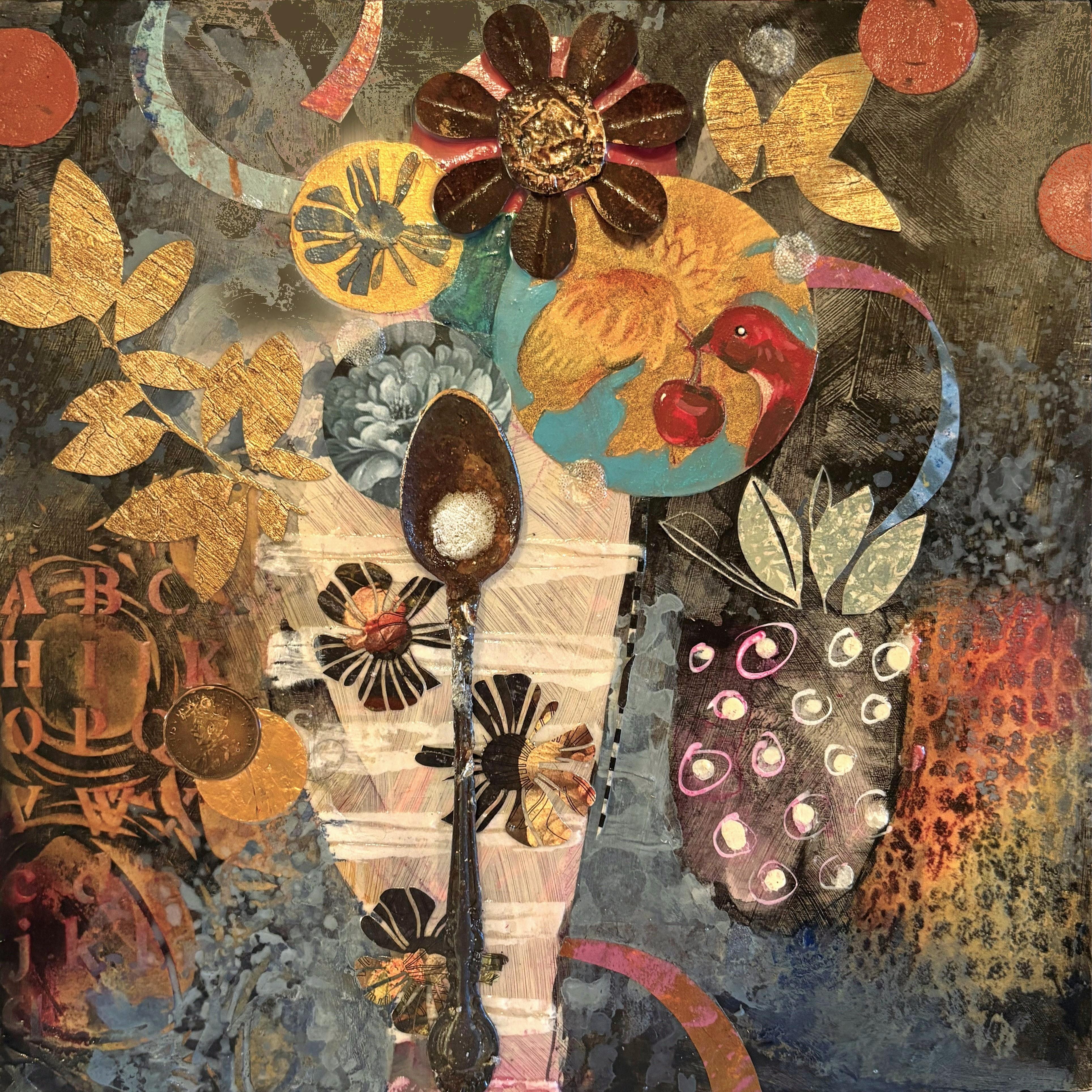 Cambio de estación Dulzura, Pintura original - Mixed Media Art de Darlene McElroy