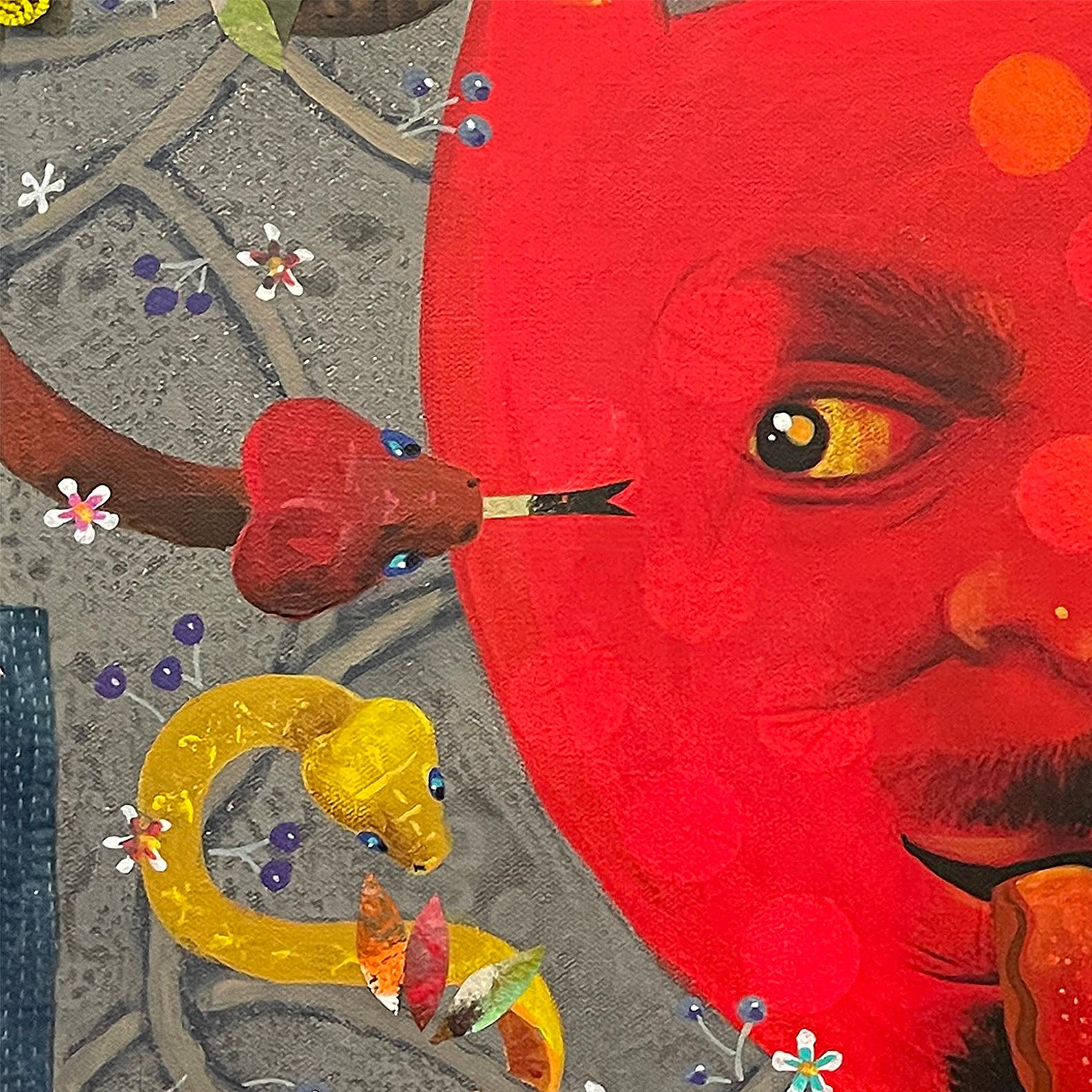 His Words Came Back to Get Him, Original Painting For Sale 1