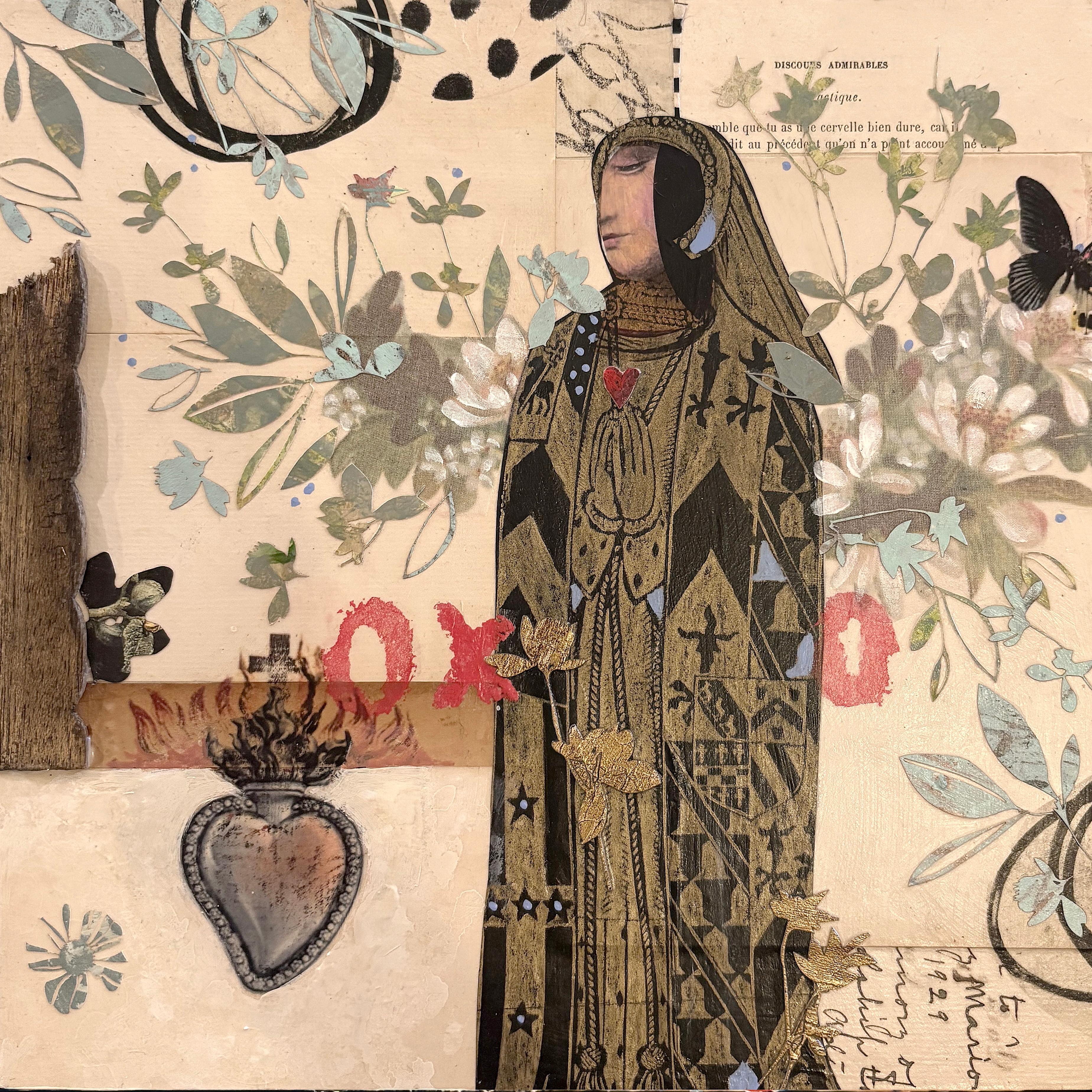 Forse no, dipinto originale - Mixed Media Art di Darlene McElroy