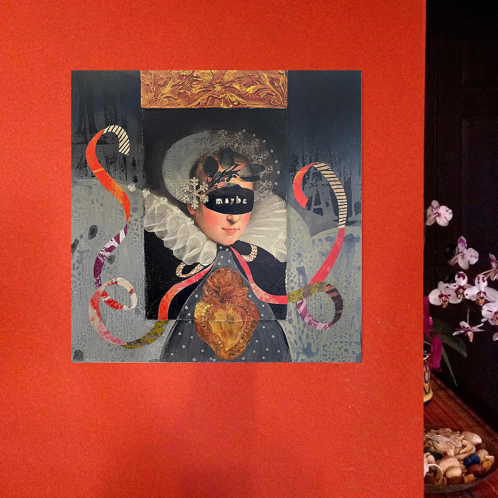 The Possibilities of Maybe, Original Painting - Contemporary Mixed Media Art by Darlene McElroy