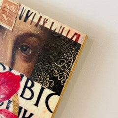 Vision Check Behind the Flowers, Original Painting