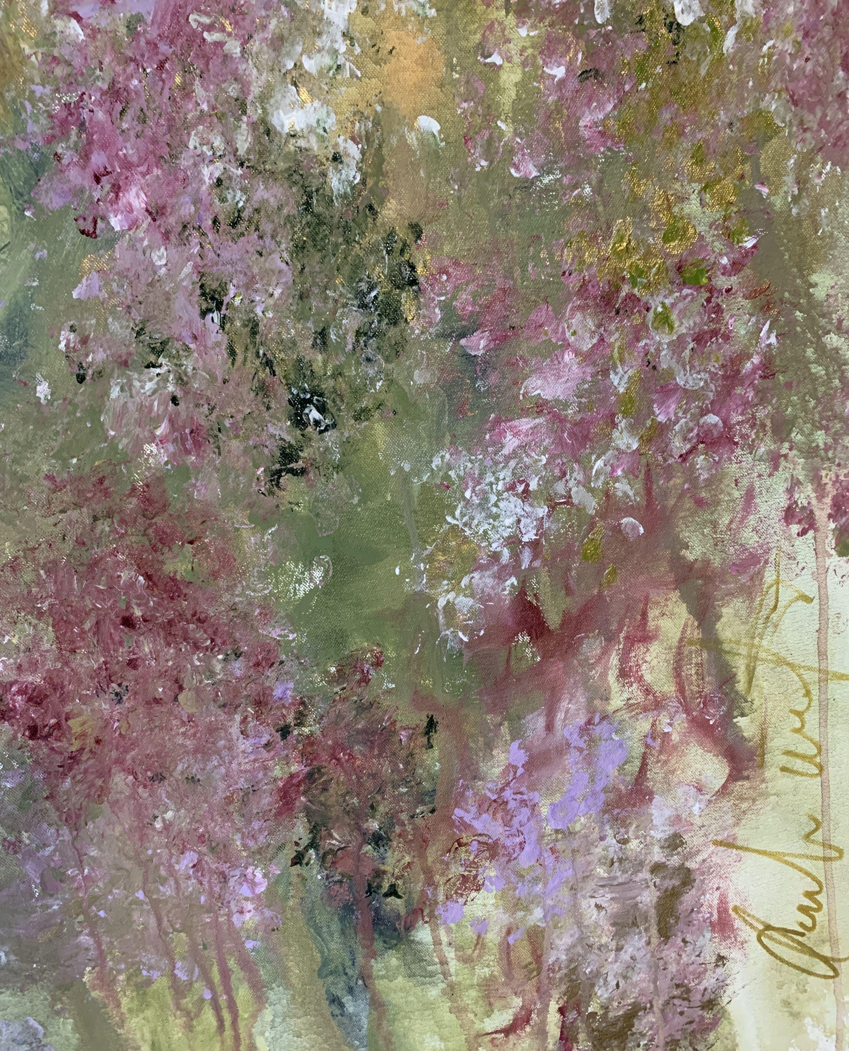 Autumn Limelight, Painting, Acrylic on Canvas For Sale 3