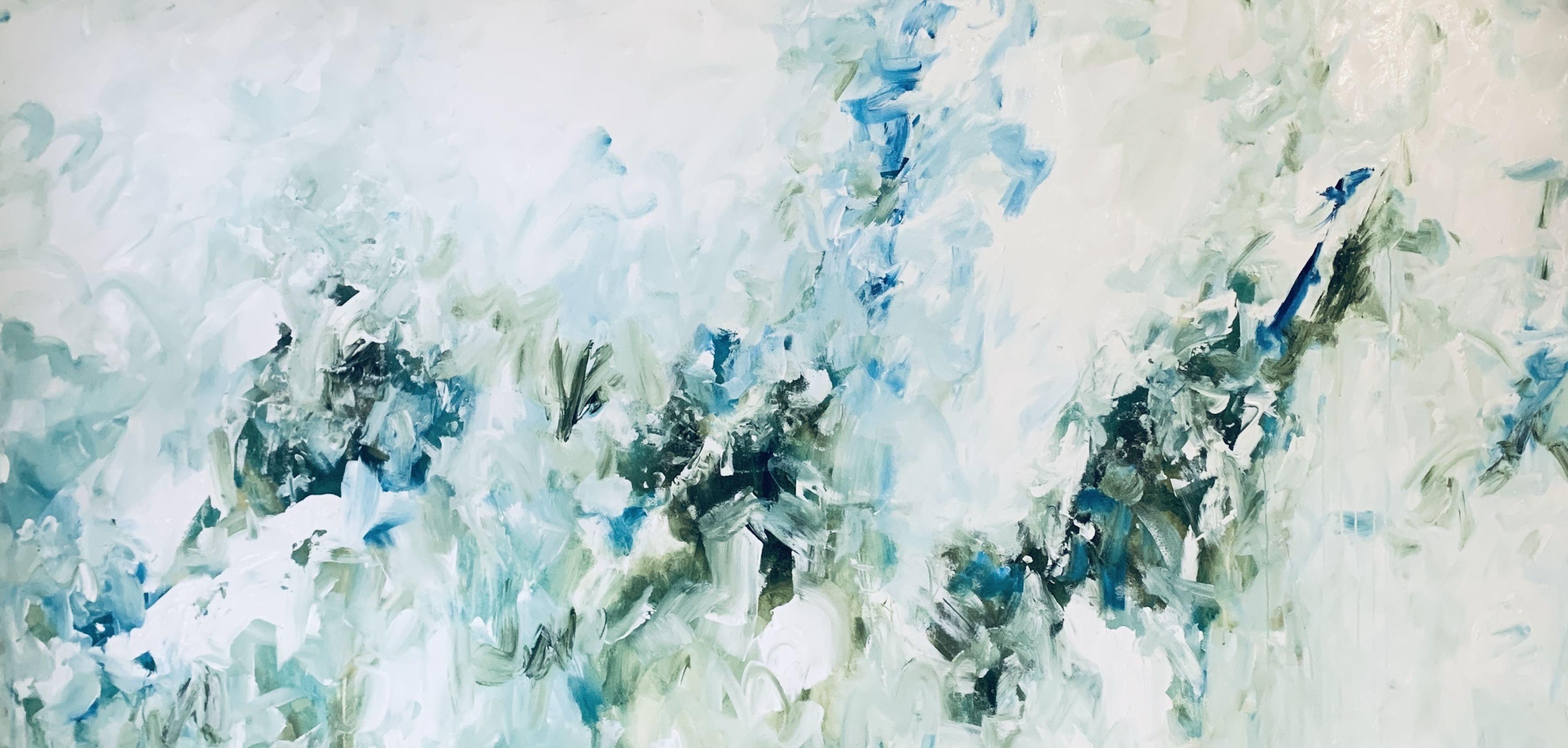 Inizi, Pittura, Acrilico su tela - Painting di Darlene Watson