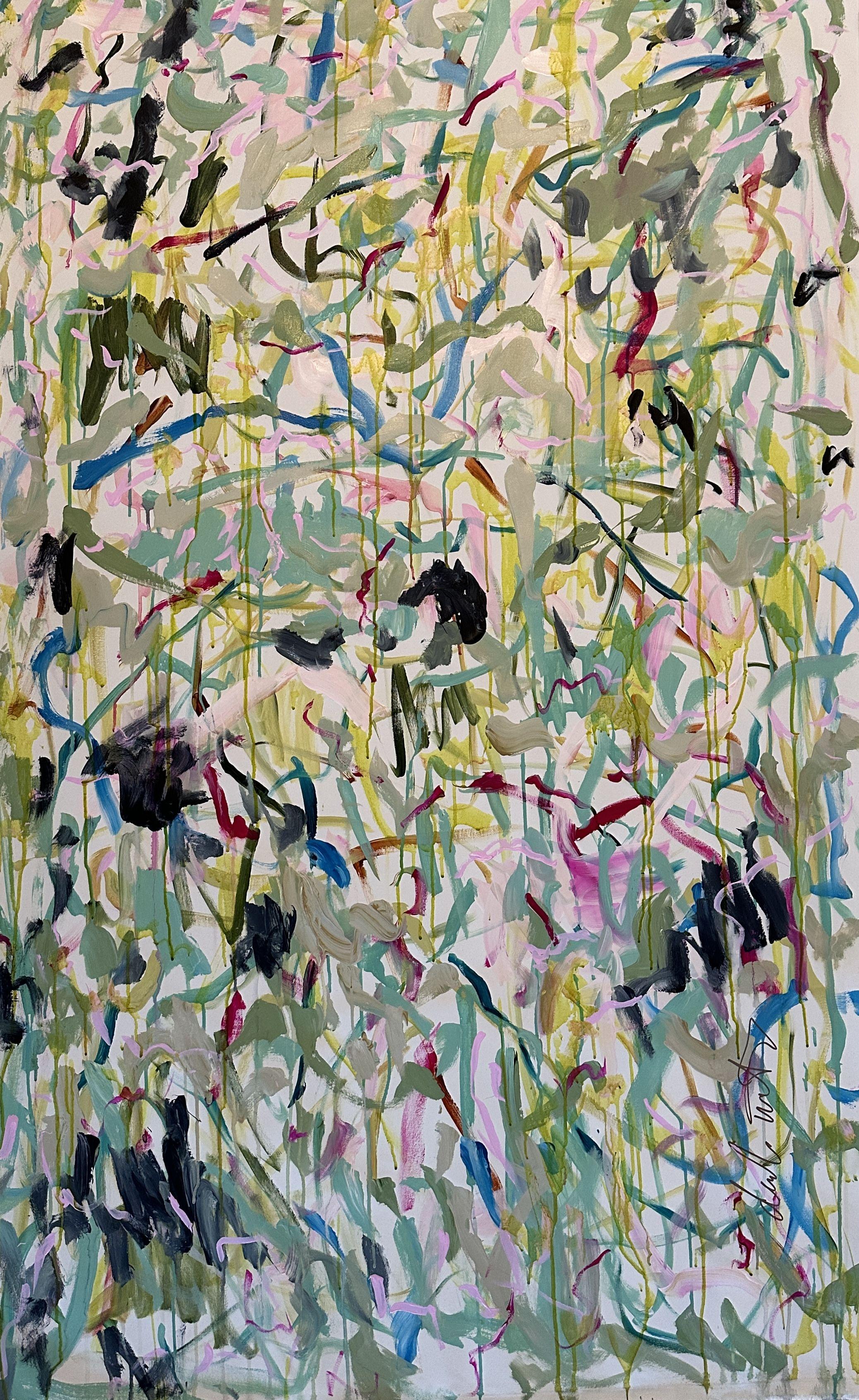 ENTRE LES MOMENTS, peinture, acrylique sur toile