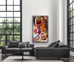 Connect The Dots, Painting, Acrylic on Canvas