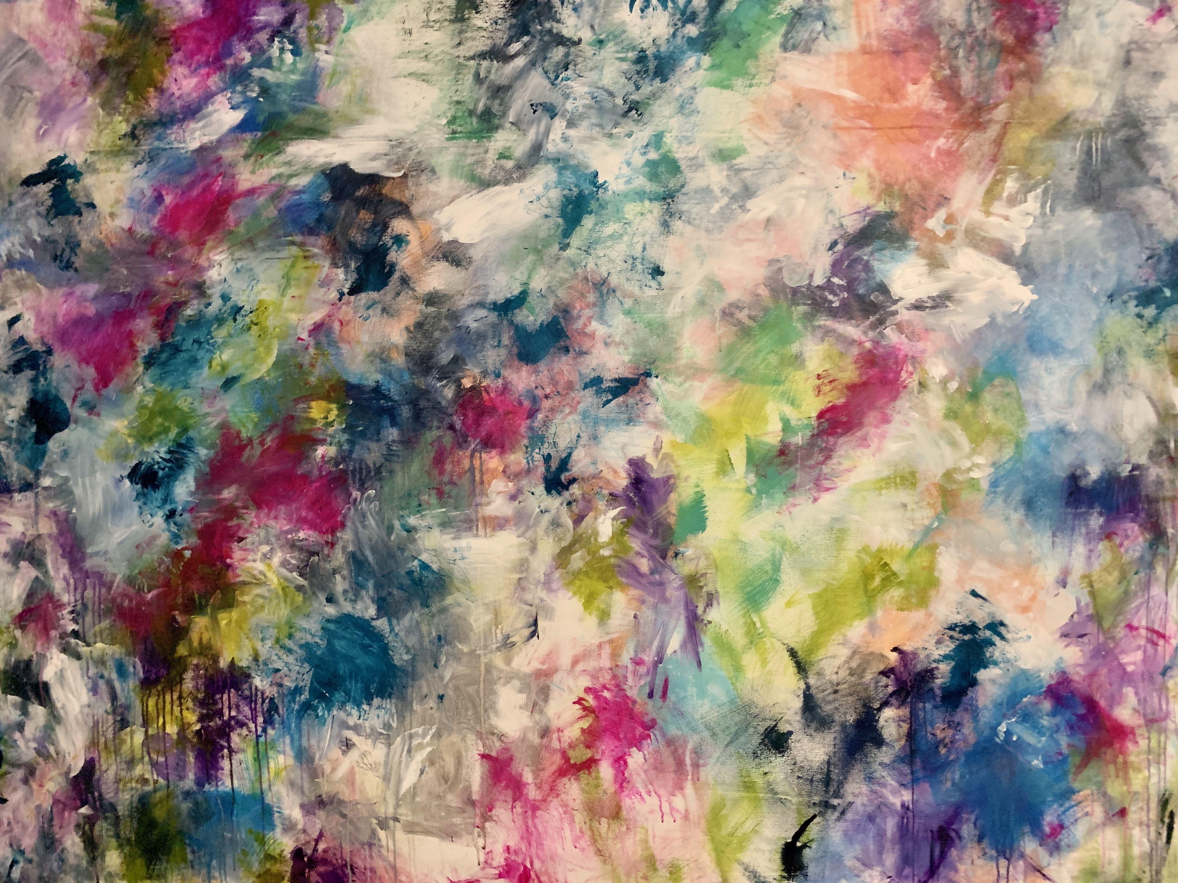 Darlene Watson Abstract Painting - I Got All Ya Need, Painting, Acrylic on Canvas