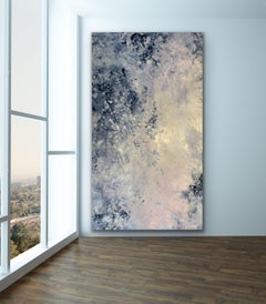 Starlit Starry Night, Painting, Acrylic on Canvas