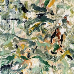 TUSCAN FIELDS, Painting, Acrylic on Canvas