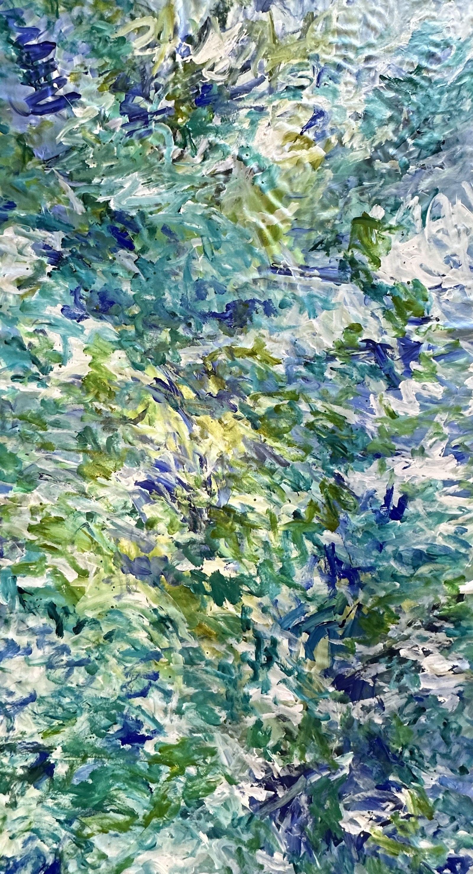 CUANDO EL CIELO SE ENCUENTRA CON EL MAR, Pintura, Acrílico sobre lienzo - Painting de Darlene Watson