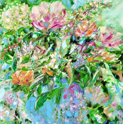 Used Ikebana, Painting, Oil on Canvas