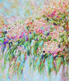 Lively Petals, Painting, Oil on Canvas