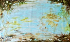 Water Colours, Painting, Oil on Canvas
